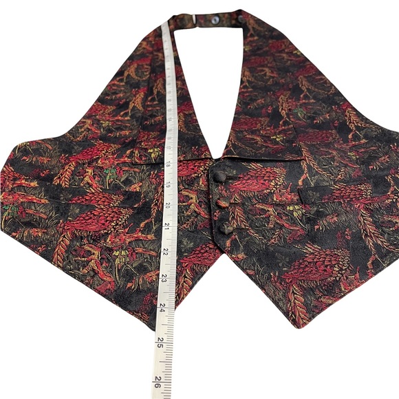 Brooks Brothers All Silk 100% Mens Burgundy Vest Size M - Picture 10 of 12